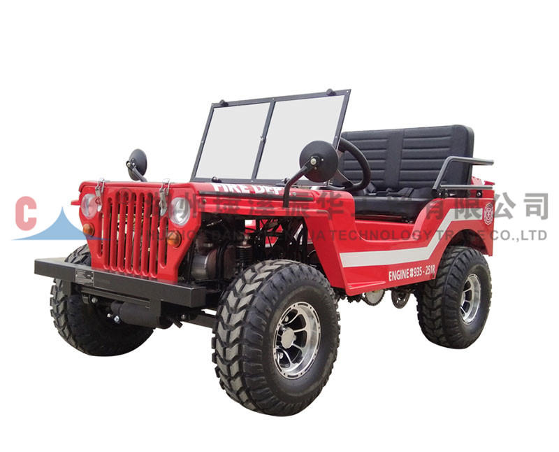 Mini-Jeeps verfügen oft über ikonische Designelemente, die an klassische Geländefahrzeuge erinnern